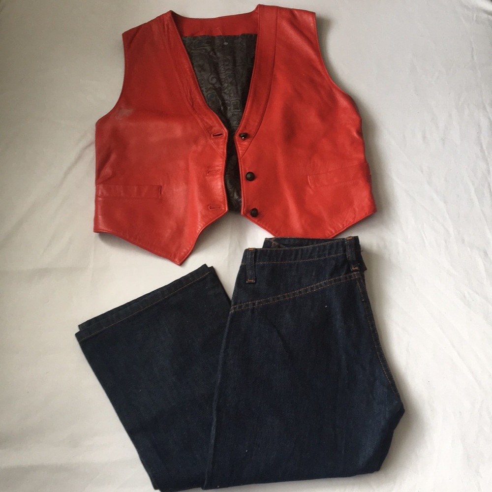 Leather coat